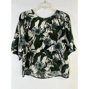 WEEKEND MAX MARA 100% Silk Kimono Sleeve Shirt Blouse Top Neiman Marcus Size 4